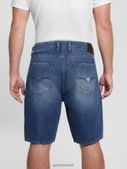 GUESS גברים אקו רודיאו קצר F8RV4017 לבוש שחורה