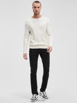 GUESS גברים ג'ינס אקולוגי מחודד F8RV3948 לבוש לשטוף פריצת כלא