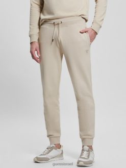 GUESS גברים מכנסי לוגו אקולוגי של אלדווין F8RV4012 לבוש צמנטו