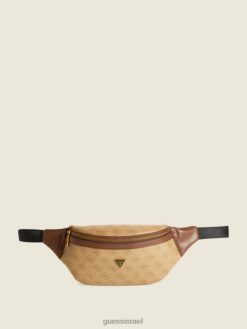 GUESS גברים תיק חגורת vezzola F8RV3198 אבזר בָּמבּוּק