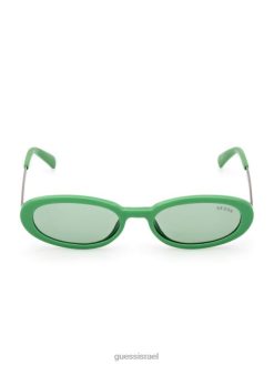 GUESS לִשְׁנֵי הַמִינִים משקפי שמש אובליות מקוריות F8RV3747 אבזר ירוק
