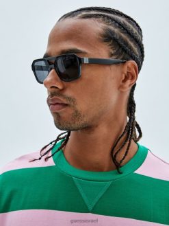 GUESS לִשְׁנֵי הַמִינִים משקפי שמש טייסים מקוריים F8RV3700 אבזר שָׁחוֹר