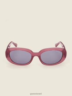 GUESS לִשְׁנֵי הַמִינִים משקפי שמש עגולים מקוריים F8RV3686 אבזר וָרוֹד