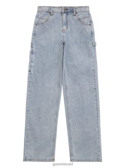 GUESS לִשְׁנֵי הַמִינִים ערכת מקוריים של ג'ינס נגר שטוף חומצה F8RV169 לבוש לך לשטוף ג'קי אסיד