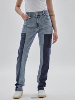 GUESS לִשְׁנֵי הַמִינִים originals x homeboy אופנתי ג'ינס עם פאנלים F8RV157 לבוש מולטי ג'ינס משופץ