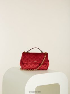 GUESS נשים crossbody להמרה לוגו קימי F8RV2929 תיקים שטיפת קמטים שחורה אותנטית