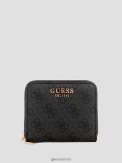 GUESS נשים ארנק דפנה קטן עם רוכסן F8RV3146 תיקים שטיפת עננים