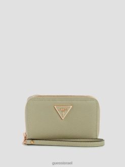 GUESS נשים ארנק רוכסן בינוני מרידיאן F8RV3145 תיקים מרווה