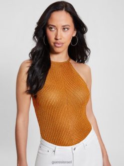 GUESS נשים חולצה אלקסי לורקס F8RV946 לבוש סתיו פריחה רב