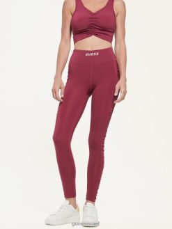 GUESS נשים חותלות אקטיביות של eco elise F8RV2366 לבוש עלה כותרת סגול