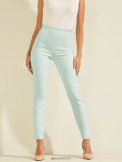 GUESS נשים חותלות מאיה זמש מזויף F8RV2402 לבוש דקל אלוורה