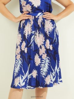 GUESS נשים חצאית האלי F8RV2387 לבוש לפני השקיעה