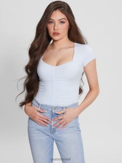 GUESS נשים טופ רילה אקולוגי F8RV1437 לבוש אוויר צח