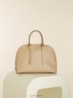 GUESS נשים ילקוט כיפת ליידי לוקס F8RV3267 תיקים אָפוֹר חוּם