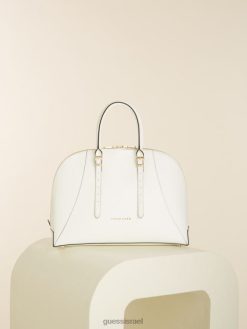 GUESS נשים ילקוט כיפת ליידי לוקס F8RV3289 תיקים מולטי לבן