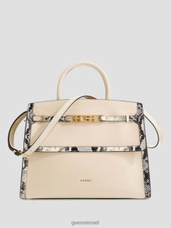 GUESS נשים ילקוט עור בינוני של cristina F8RV2849 תיקים רַב