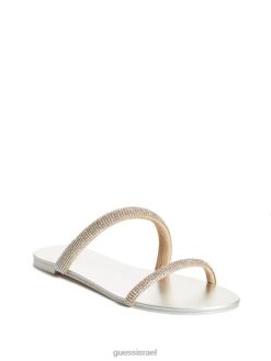 GUESS נשים מגלשות מתכתיות של nerica F8RV3501 הַנעָלָה אור טבעי