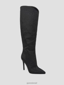 GUESS נשים מגפי אבני חן של bralyn allover F8RV3517 הַנעָלָה שָׁחוֹר