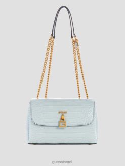 GUESS נשים מונטריאול פו-תנין להמרה קרוסבודי F8RV2827 תיקים קרח