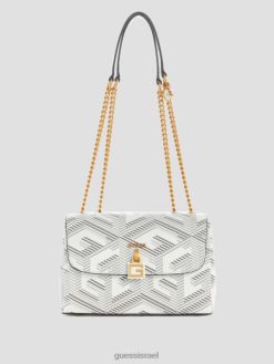 GUESS נשים מונטריאול g cube crossbody להמרה F8RV2941 תיקים פְּלָדָה