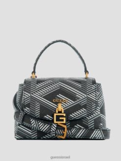 GUESS נשים מונטריאול g cube mini crossbody F8RV2786 תיקים לִפְרוֹחַ