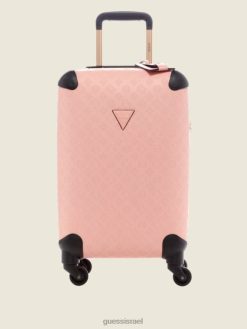 GUESS נשים מזוודת 4 גלגלים פראית יותר F8RV3237 תיקים ורוד בהיר