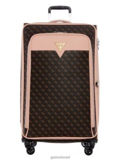 GUESS נשים מזוודת ספינר של אולסון F8RV3229 תיקים חום