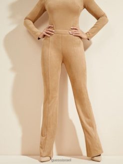 GUESS נשים מכנס לאוני F8RV2305 לבוש אמביציה בלונדינית