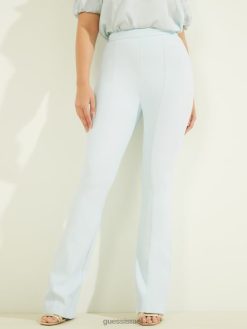 GUESS נשים מכנס מתרחב קלואי F8RV2285 לבוש שמיים שלווים