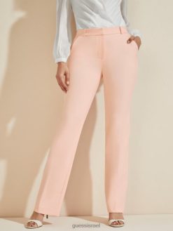 GUESS נשים מכנס פאשה בראשית F8RV2097 לבוש רוצה להיות ורוד