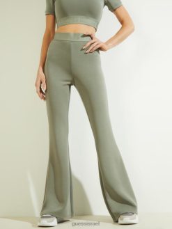 GUESS נשים מכנס eco coreen flare F8RV2154 לבוש מרווה אוקיינוס