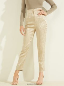 GUESS נשים מכנסי ורידיאנה F8RV2315 לבוש צמנטו