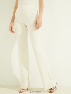 GUESS נשים מכנסי סוודר של lise F8RV2268 לבוש לבן שמנת