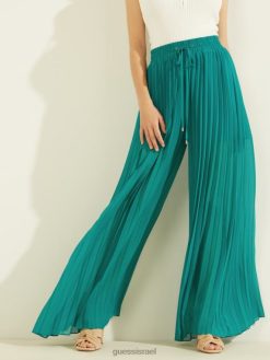 GUESS נשים מכנסי eco sveva F8RV2243 לבוש צהבהב צהבהב