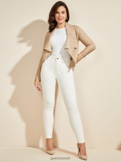 GUESS נשים מעיל עור של shayna F8RV1823 לבוש פנטזיה צרופה