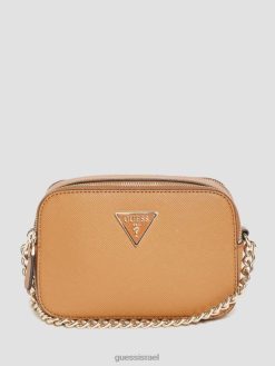 GUESS נשים מצלמת noelle crossbody F8RV3030 תיקים קוניאק בהיר