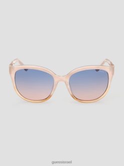 GUESS נשים משקפי שמש מפלסטיק חלבי F8RV3749 אבזר לְהַסמִיק