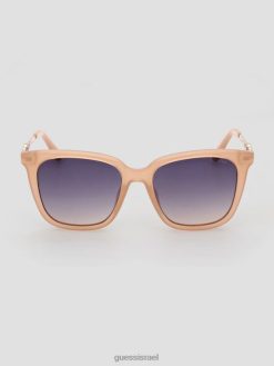 GUESS נשים משקפי שמש מרובעים מפלסטיק G F8RV3650 אבזר לְהַסמִיק
