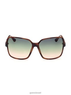GUESS נשים משקפי שמש מרובעים מרובעים F8RV3752 אבזר עוולה 53p