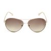 GUESS נשים משקפי שמש של קתרין ריינסטון טייס F8RV3711 אבזר ורוד זהב
