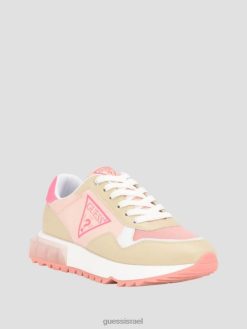 GUESS נשים נעלי סניקרס לוגו בצד מלני F8RV3344 הַנעָלָה אור טבעי 110