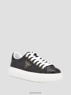 GUESS נשים נעלי ספורט נמוכות של denesa F8RV3338 הַנעָלָה שָׁחוֹר