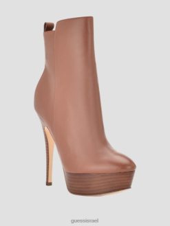 GUESS נשים נעלי פלטפורמת קאדי F8RV3518 הַנעָלָה חום בינוני