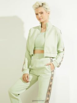 GUESS נשים סווטשירט אקולוגי בריטני חתוך F8RV1957 לבוש טל קר