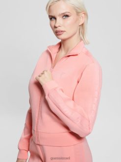 GUESS נשים סווטשירט eco allie scuba F8RV1815 לבוש עלי כותרת מפוזרים