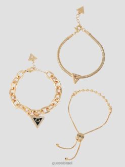 GUESS נשים סט צמיד מעורב F8RV3829 אבזר זהב