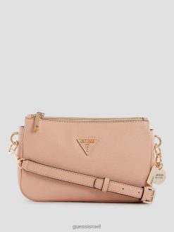 GUESS נשים סטטוס kersti crossbody F8RV2807 תיקים רוזווד