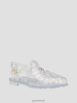 GUESS נשים סנדלי ג'לי F8RV3470 הַנעָלָה ברור