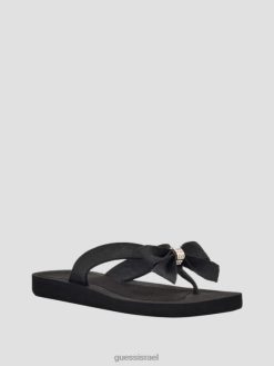 GUESS נשים סנדלי פפיון טוטה F8RV3472 הַנעָלָה שָׁחוֹר