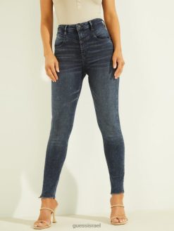 GUESS נשים סקיני ג'ינס אקולוגי סופר-גבוה F8RV238 לבוש בוגי